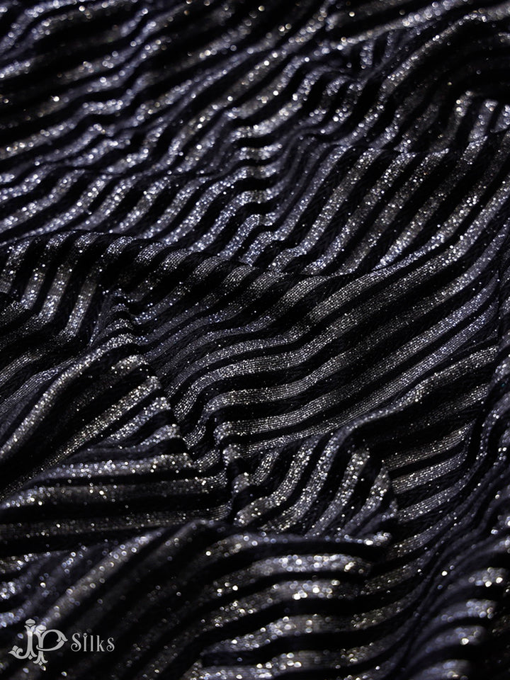 Black Shimmer Fabric - E4160