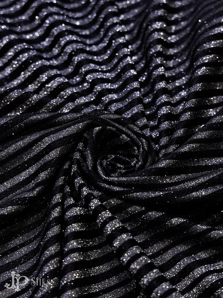 Black Shimmer Fabric - E4160