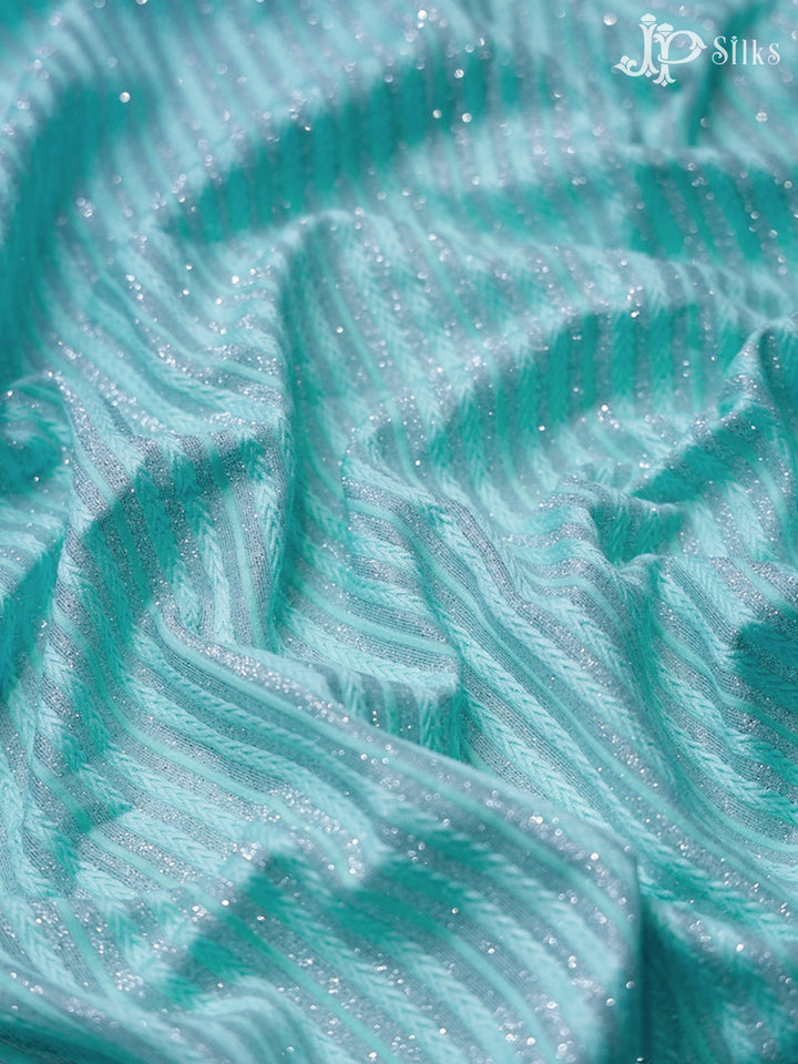 Sky Blue Shimmer Fabric - E4162