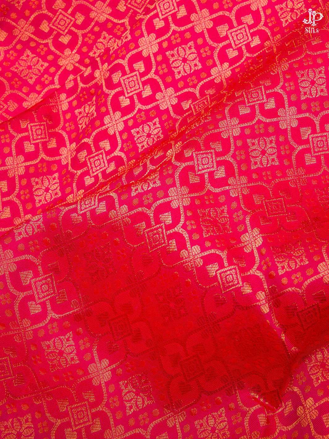 Pink Kanchipuram Silk Saree - D7923 - View 3