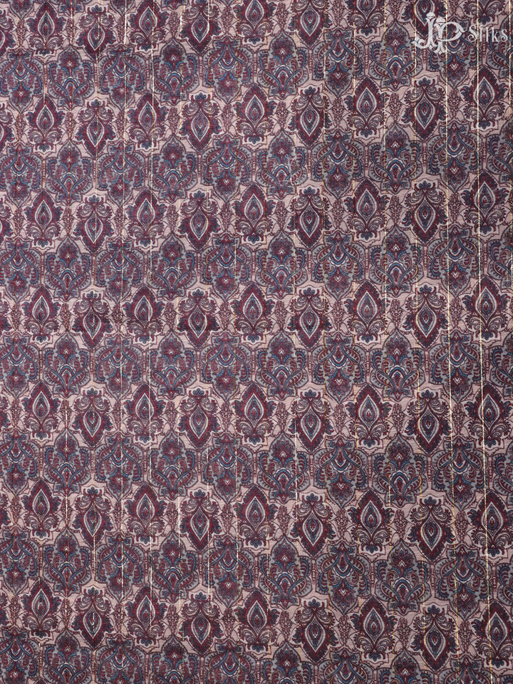 Multicolor Digital Printed Munga Cotton Fabric - E3327 -  View 1