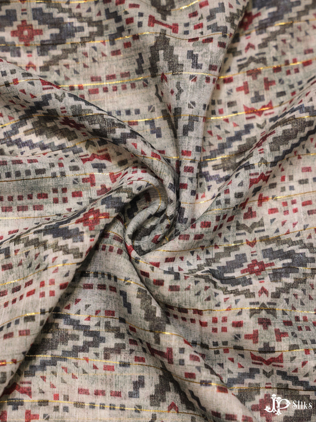 Multicolor Digital Printed Munga Cotton Fabric - E3328 - View 3