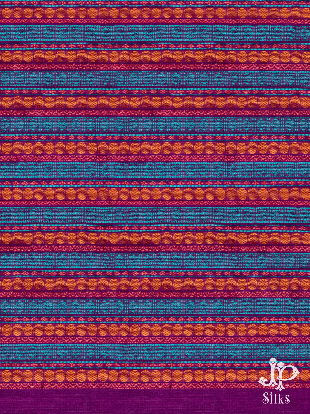 Multicolor  Negamam Cotton Saree - D2436 - View 3