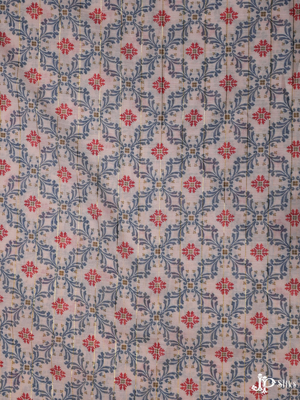 Multicolor Digital Printed Munga Cotton Fabric - E3336 - View 1