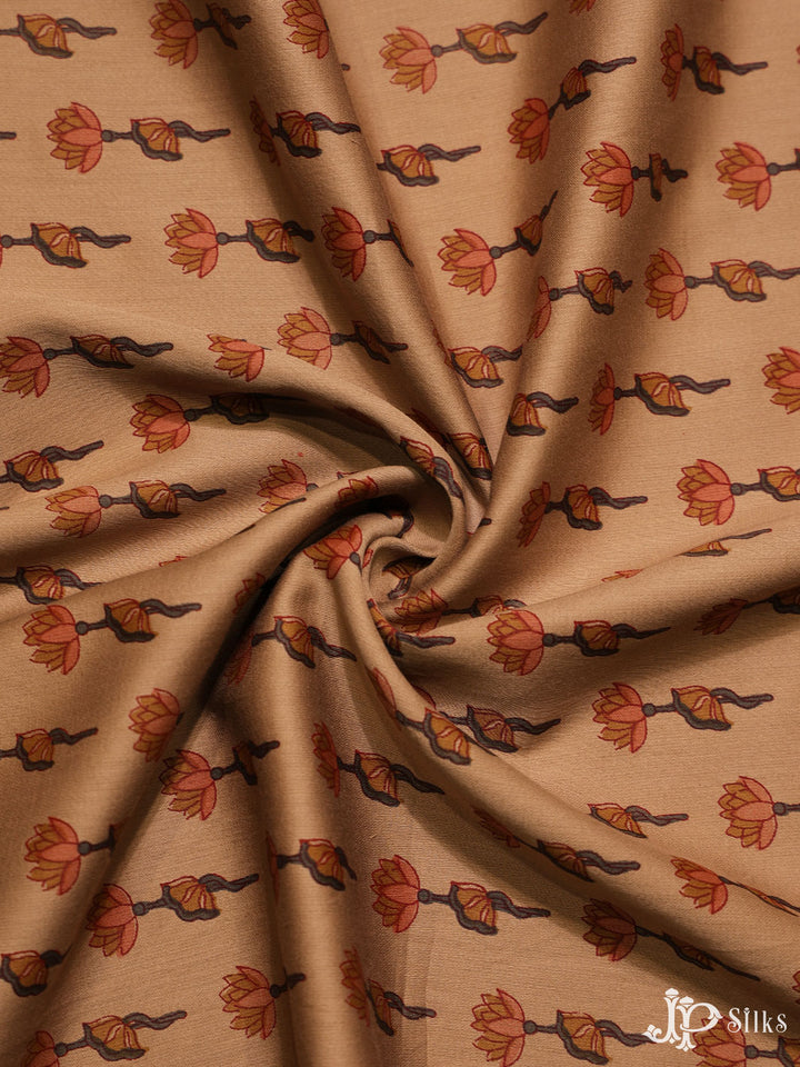 Beige Cotton Fabric - A7979 - View 3