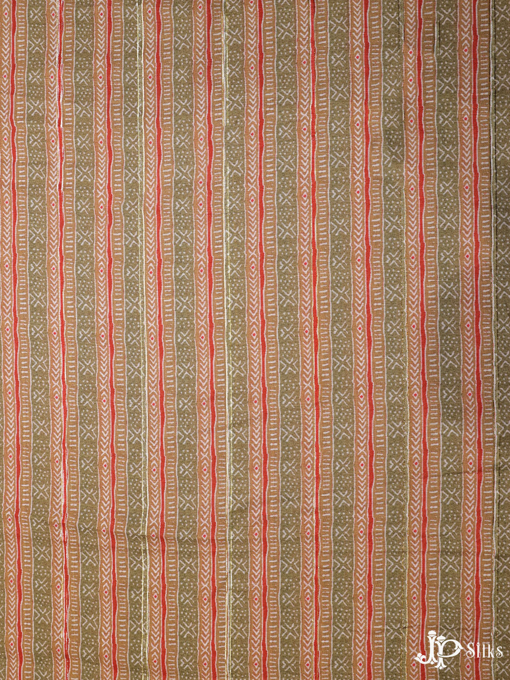 Multicolor Digital Printed Munga Cotton Fabric - E3329 - View 1