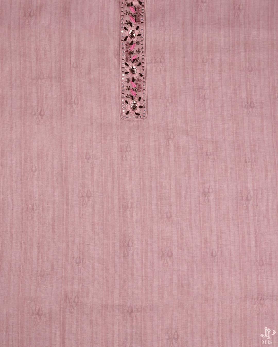 Onion Pink Unstitched Chudidhar Material - D5209 - View 3