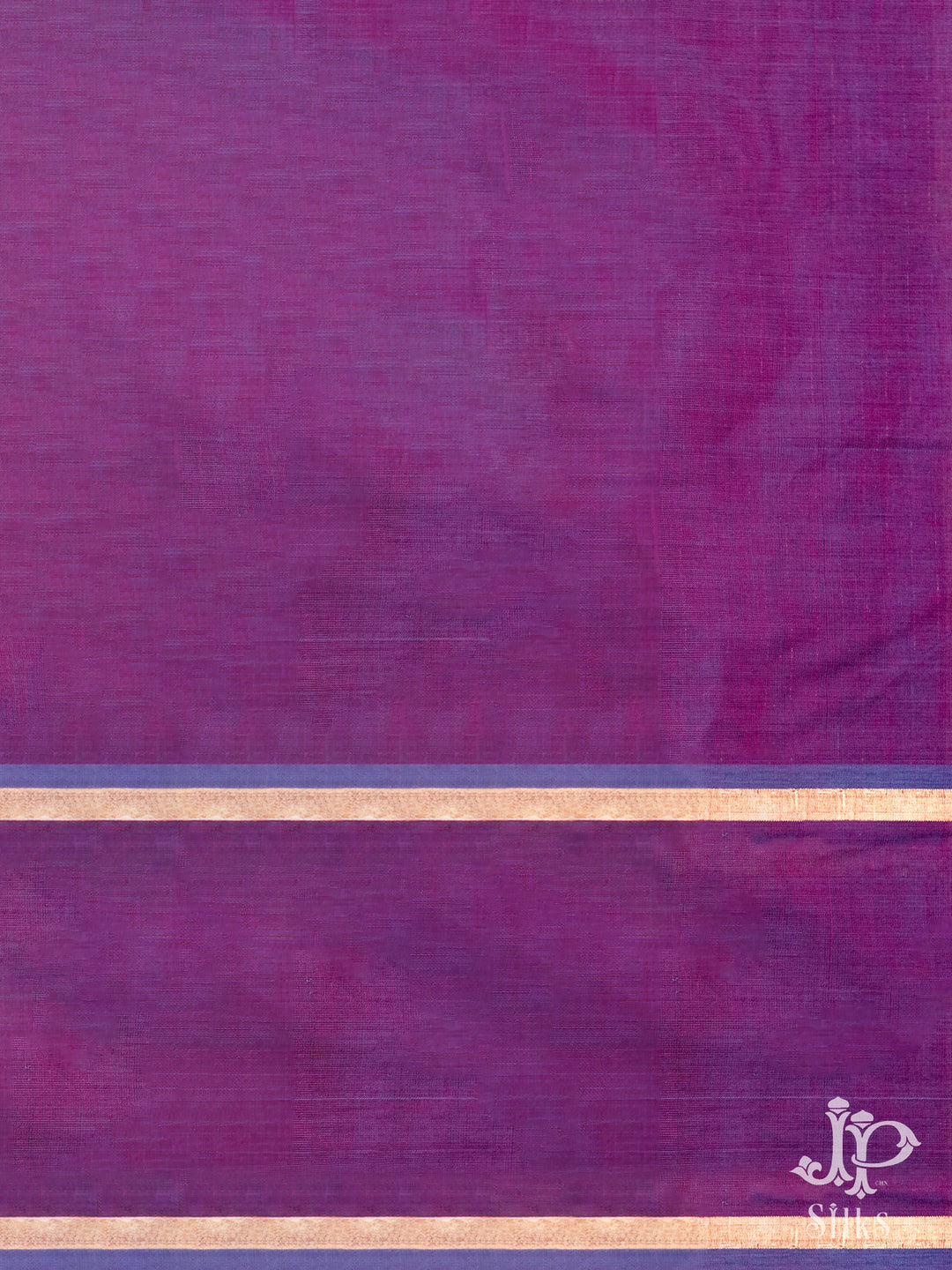 Purple Kanchi Cotton Saree - D9733 - VIew 2