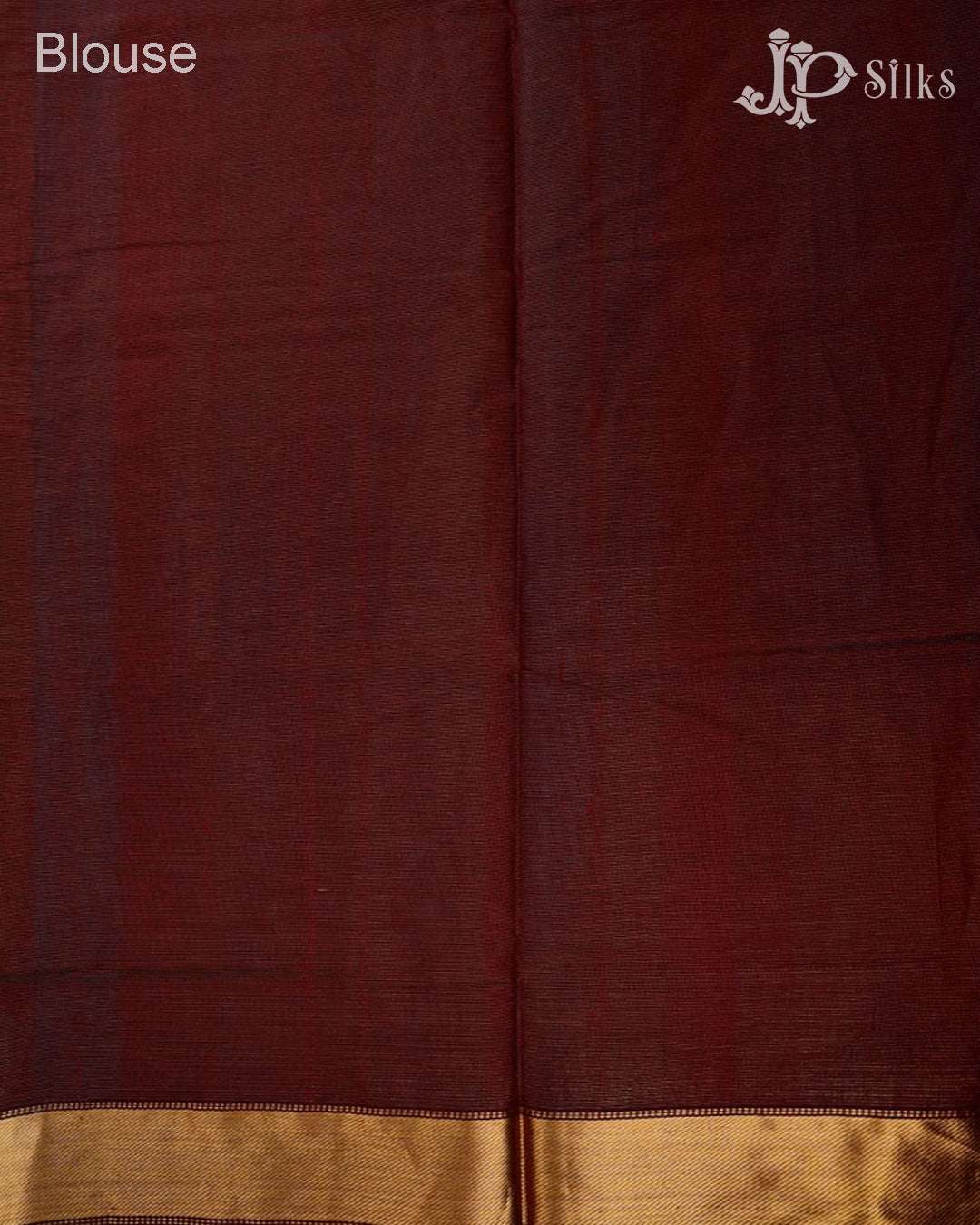 Double Shaded Green And Dark Maroon Silk Cotton Saree - F3504