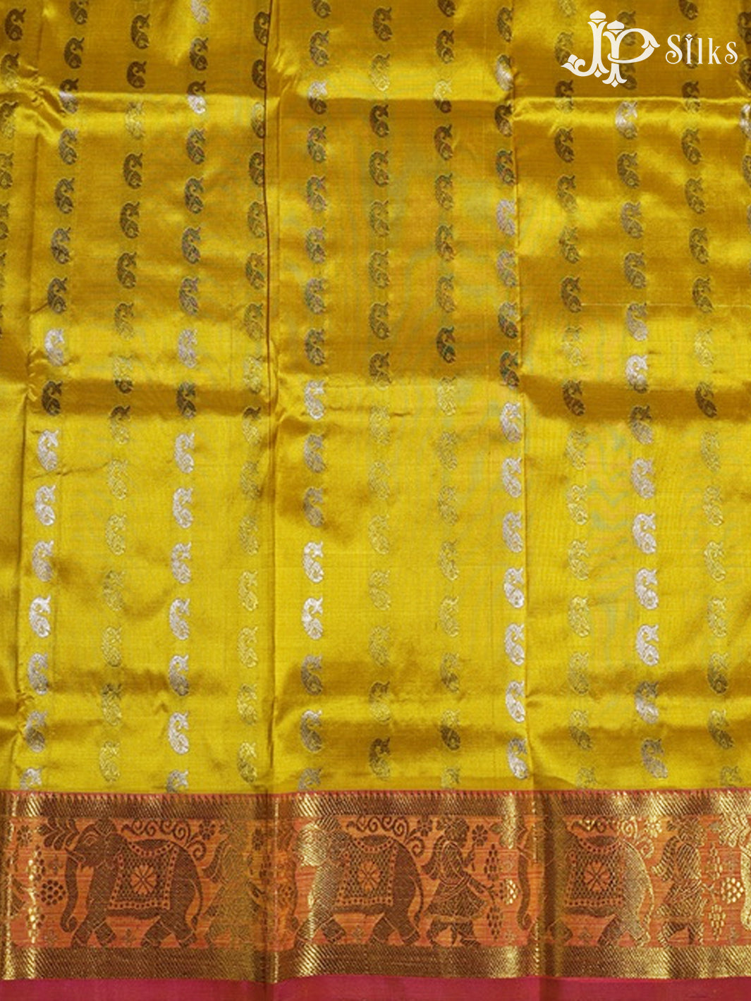 Yellow Pattu Pavadai - A2311 - View 1