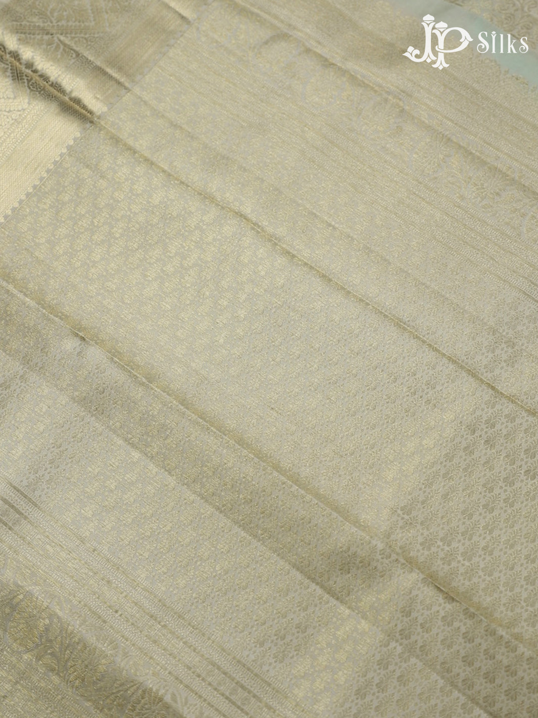 White Kanchipuram Silk Saree - F2340 - View 5