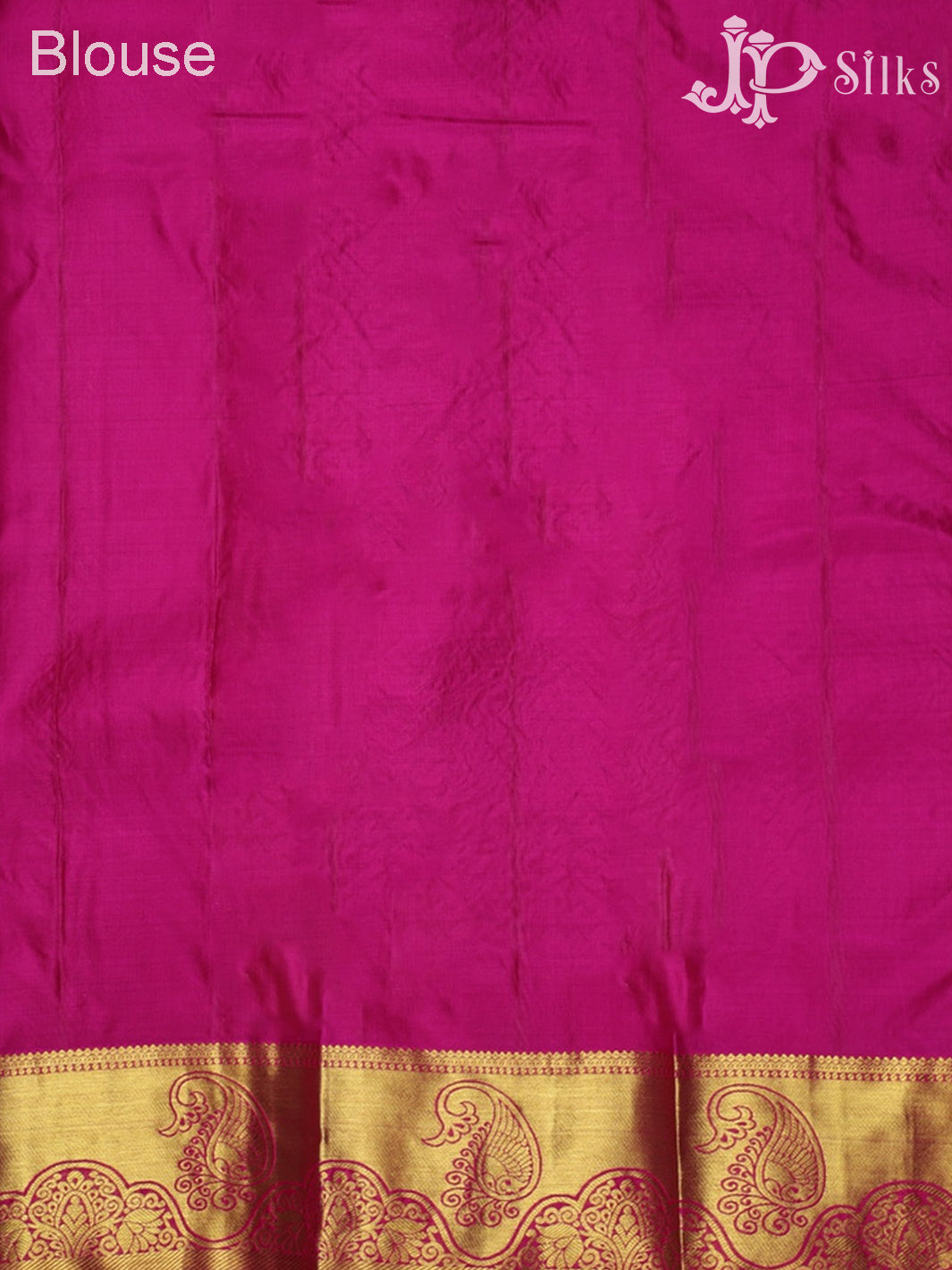 Teal green with dark pink Kanchipuram Silk Saree - C2207 - View 7