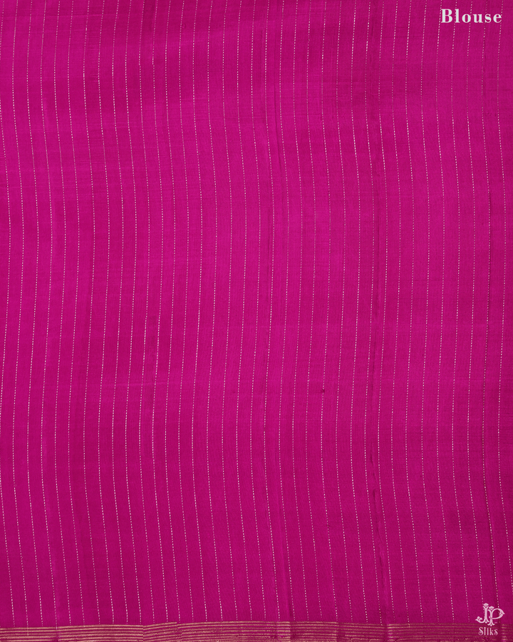 Blue and Pink Kanchipuram Silk Saree - A995 - View 3