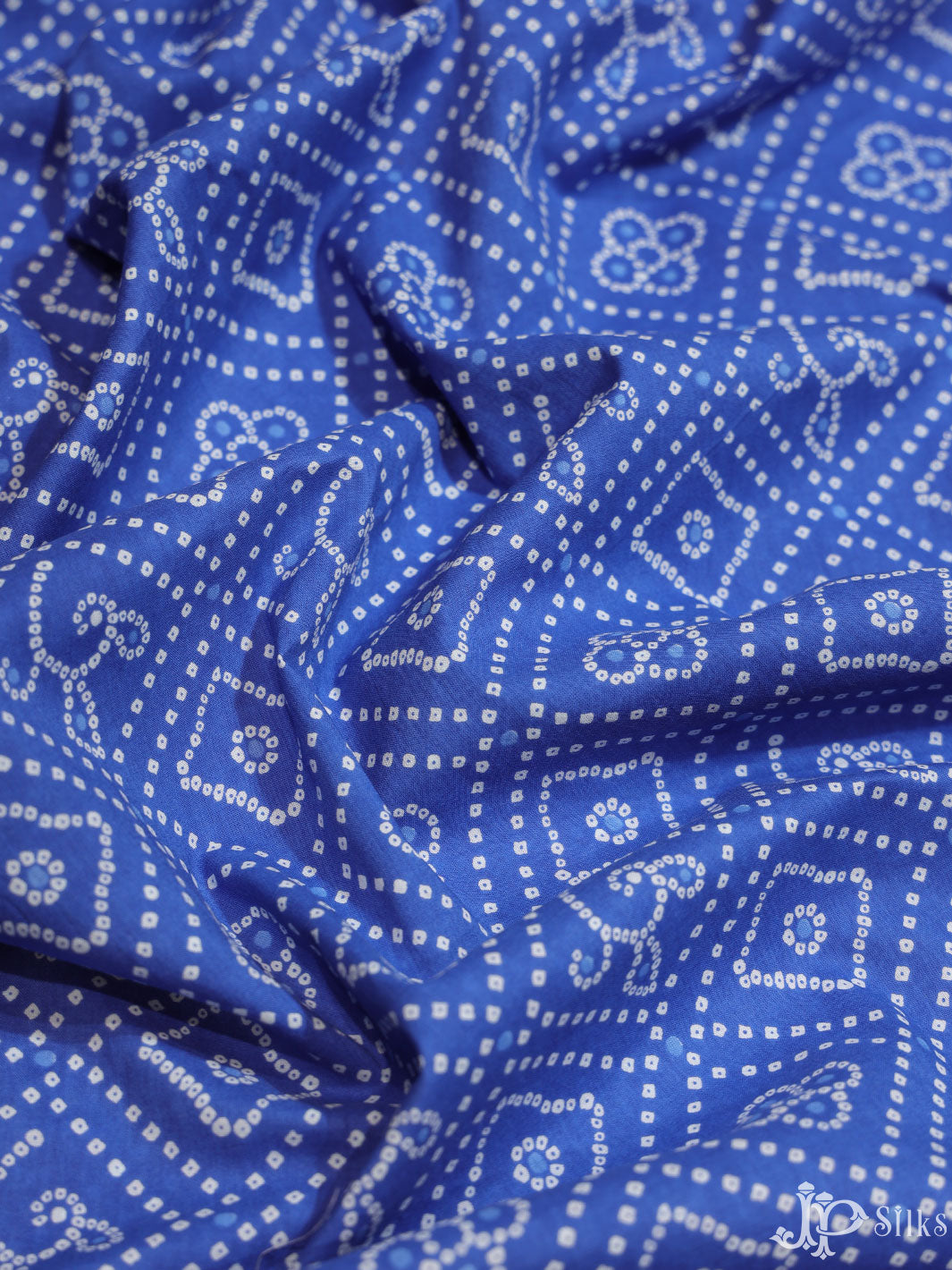 Dark cobalt blue Cotton Fabric - A5947