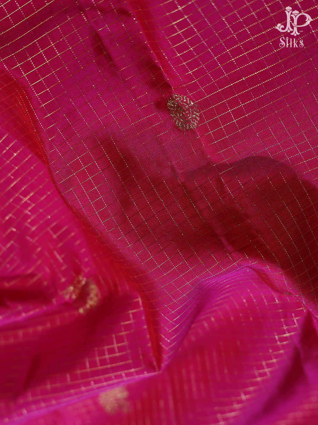 Pink Kanchipuram Silk Saree - E4714 - View 6