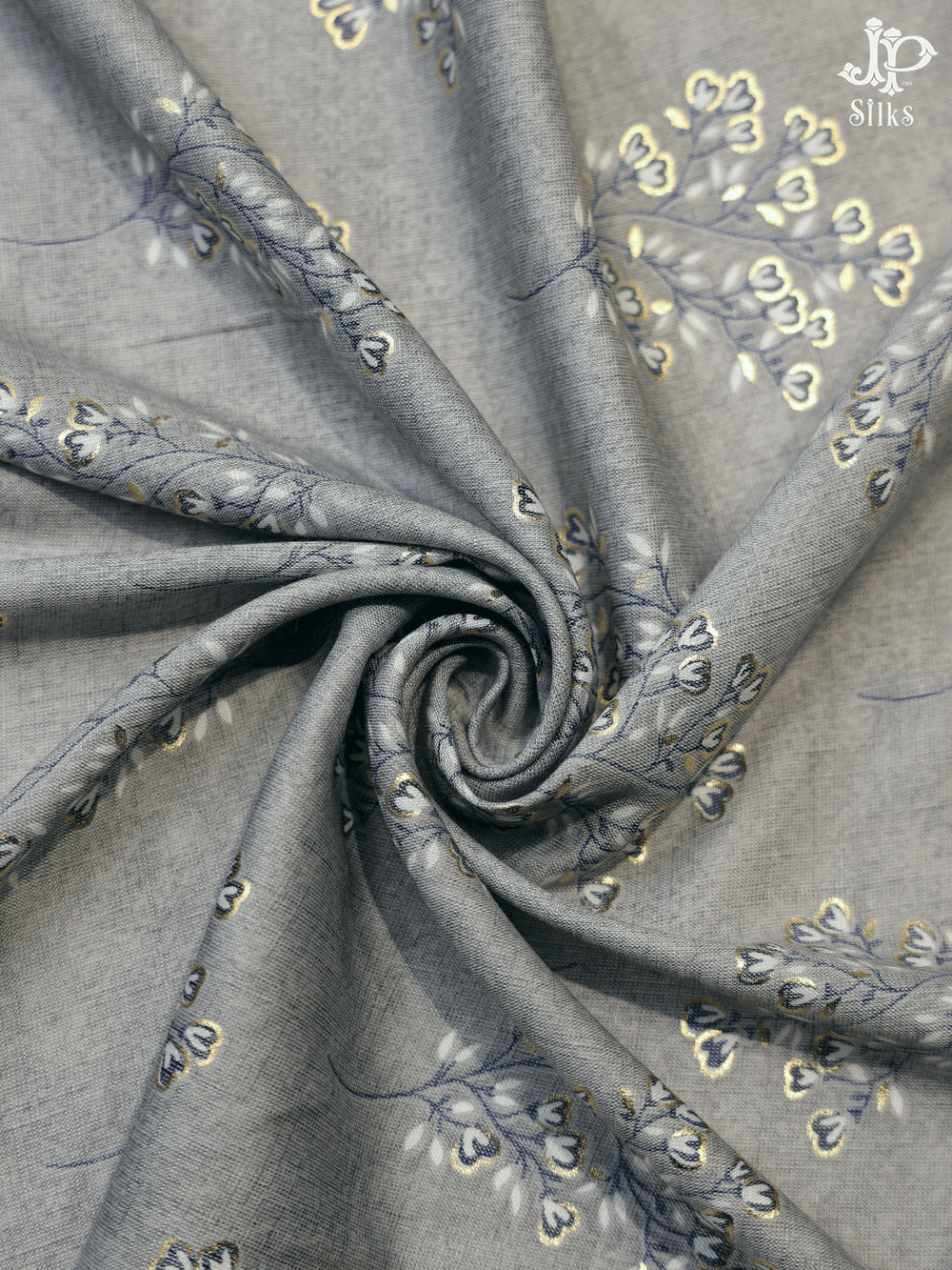 Grey Rayon Fabric - C3116 - View 1