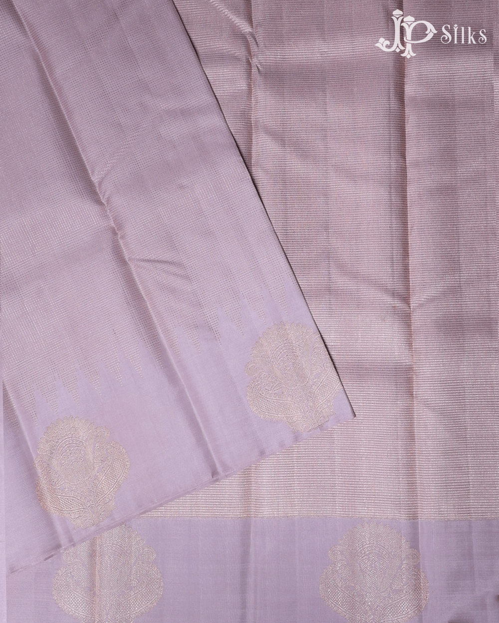 Baby Pink Vaira Oosi Kanchipuram Silk Saree - E5211  - View 2