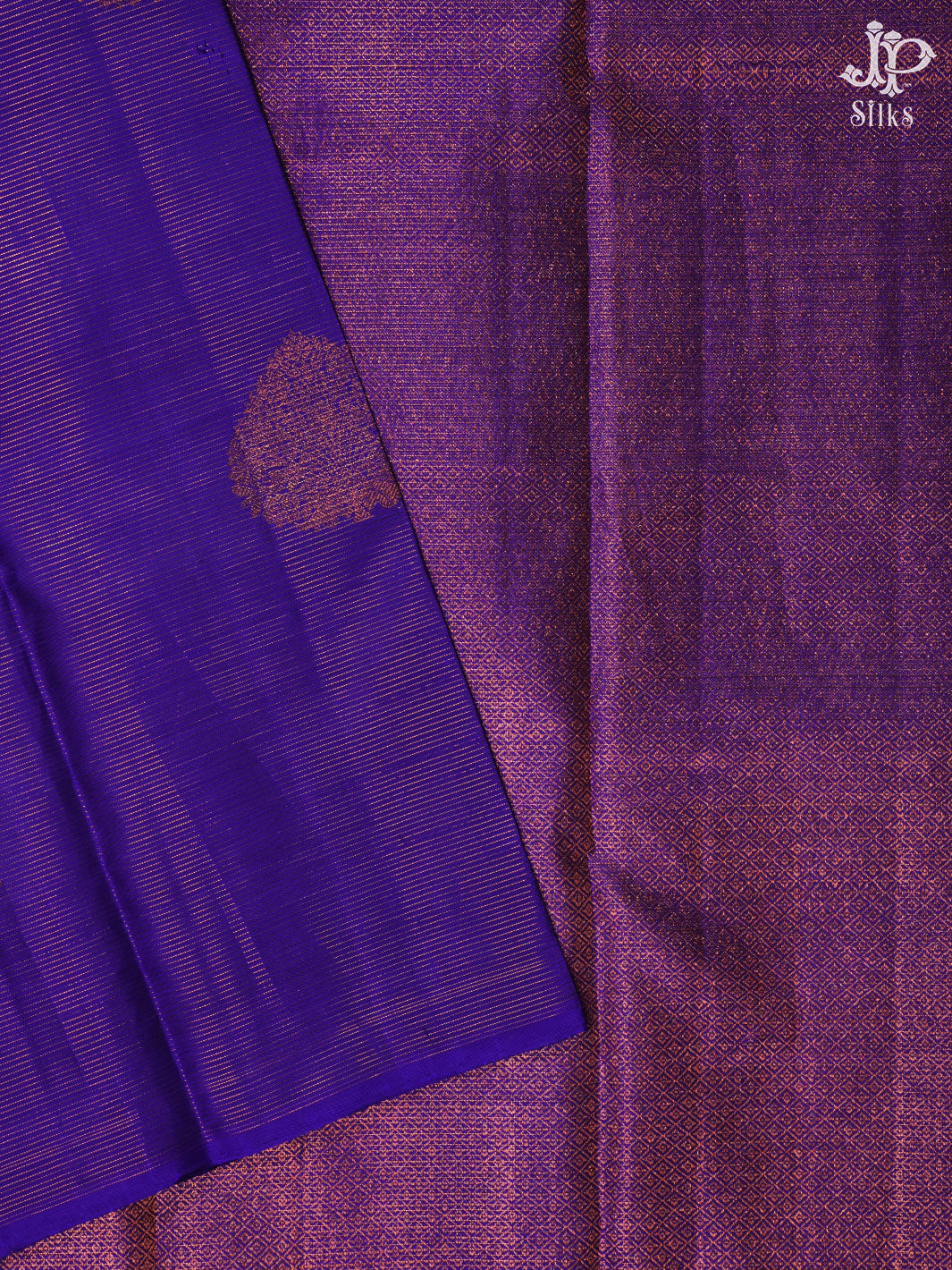 Purple Kanchipuram Silk Saree - E4697 - View 1