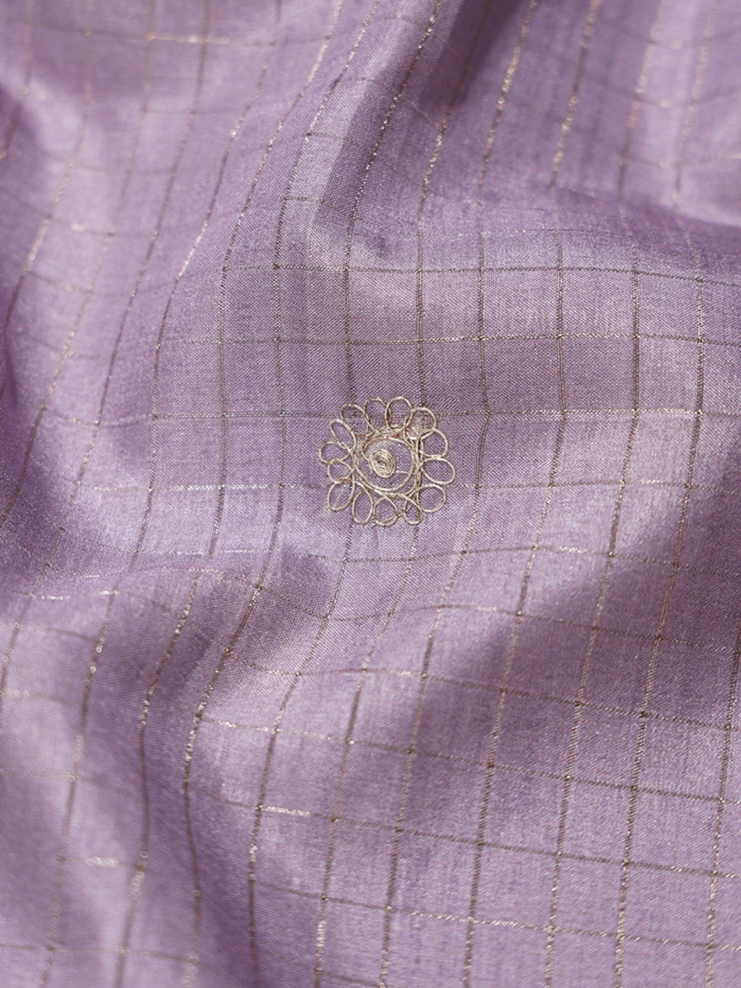 Light Lavender Semi Tussar Saree - G607-view5