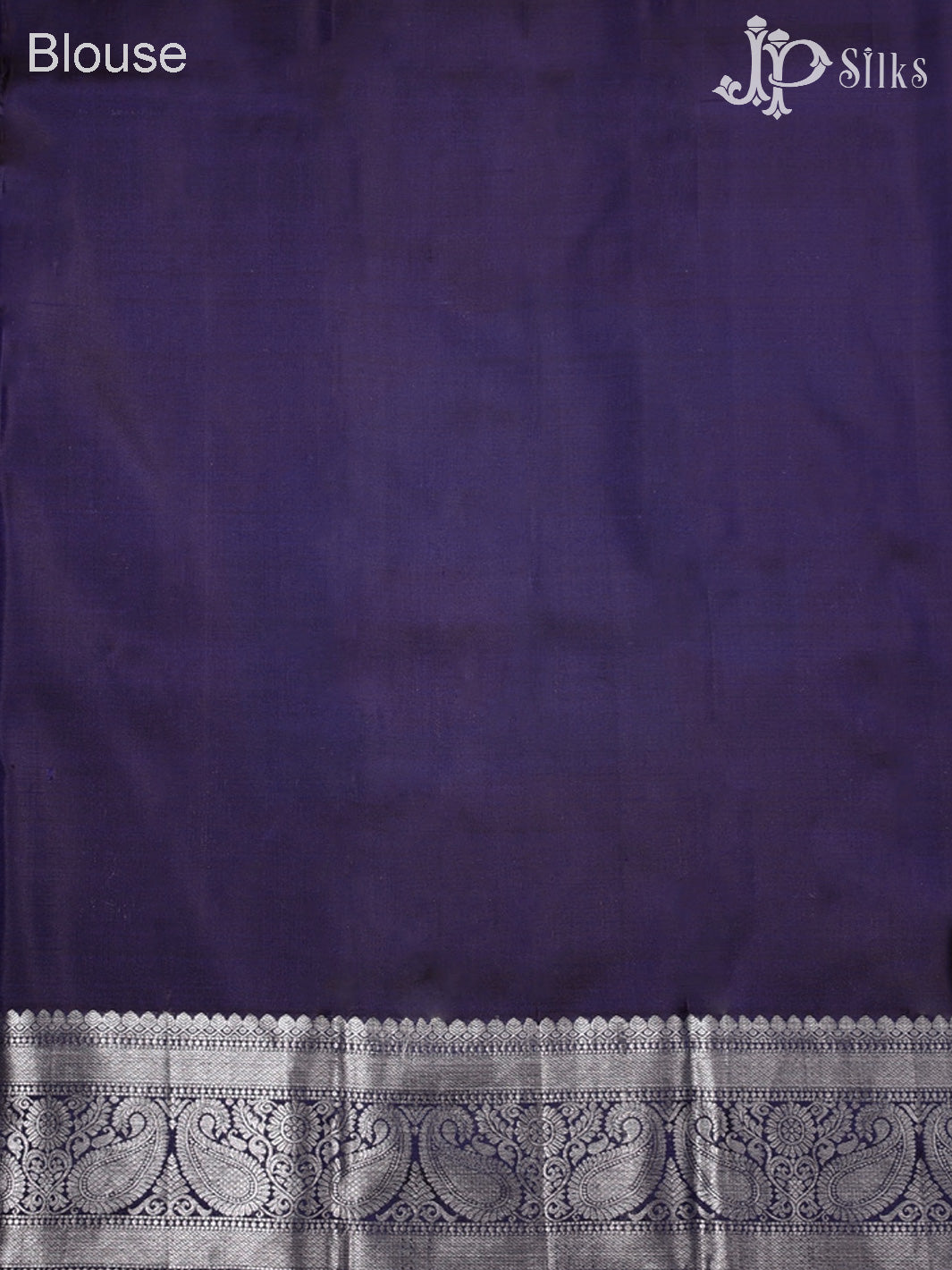 Navy Blue Kanchipuram Silk Saree - A1382