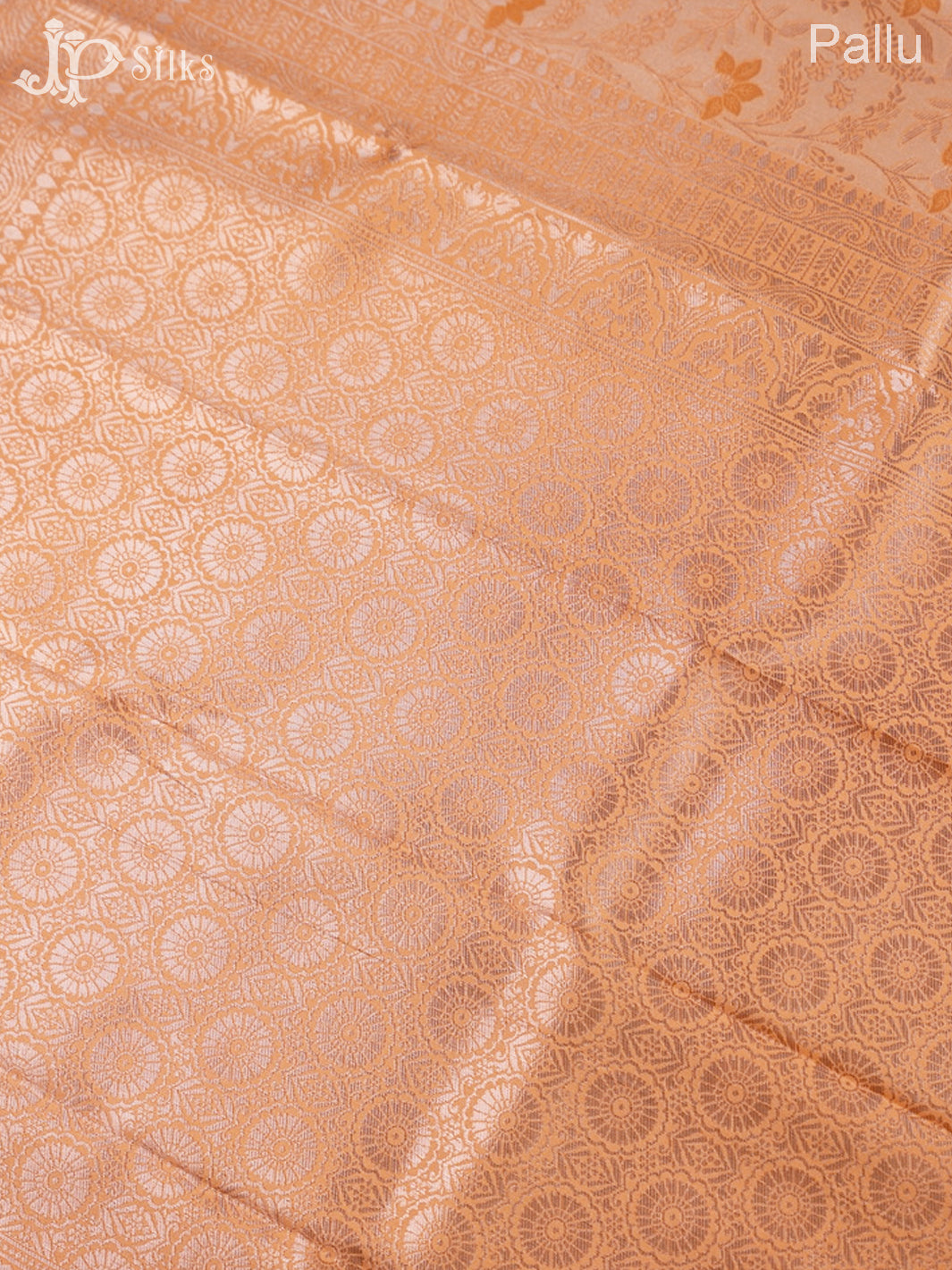 Peach Art Silk Saree - F2853