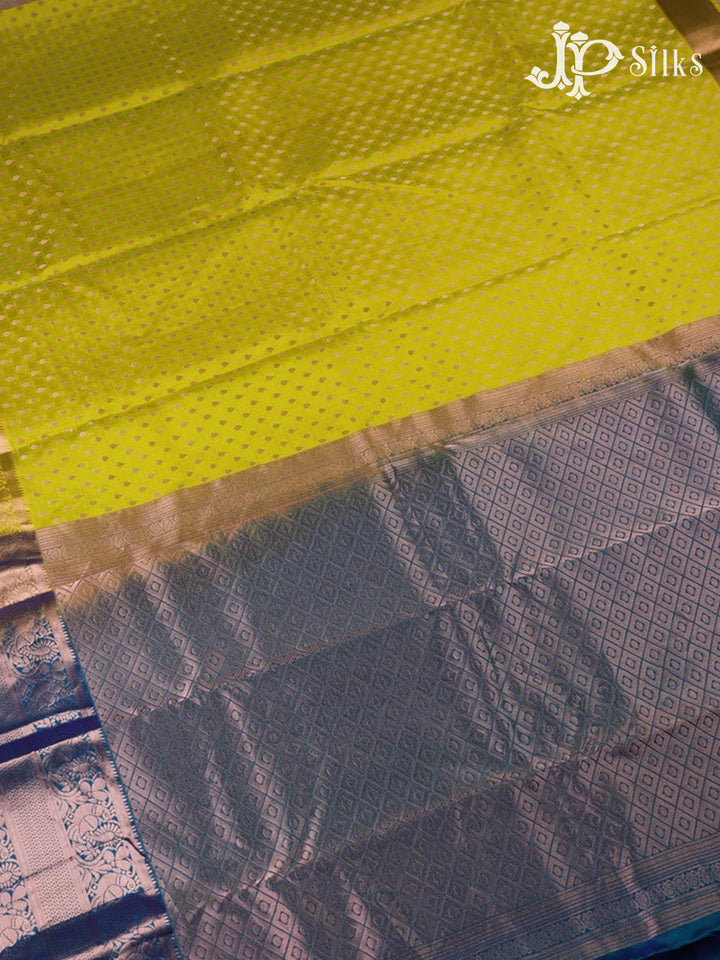 Yellow Silk Saree - F2303