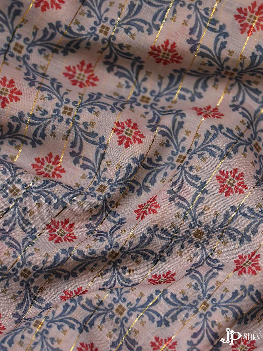 Multicolor Digital Printed Munga Cotton Fabric - E3336