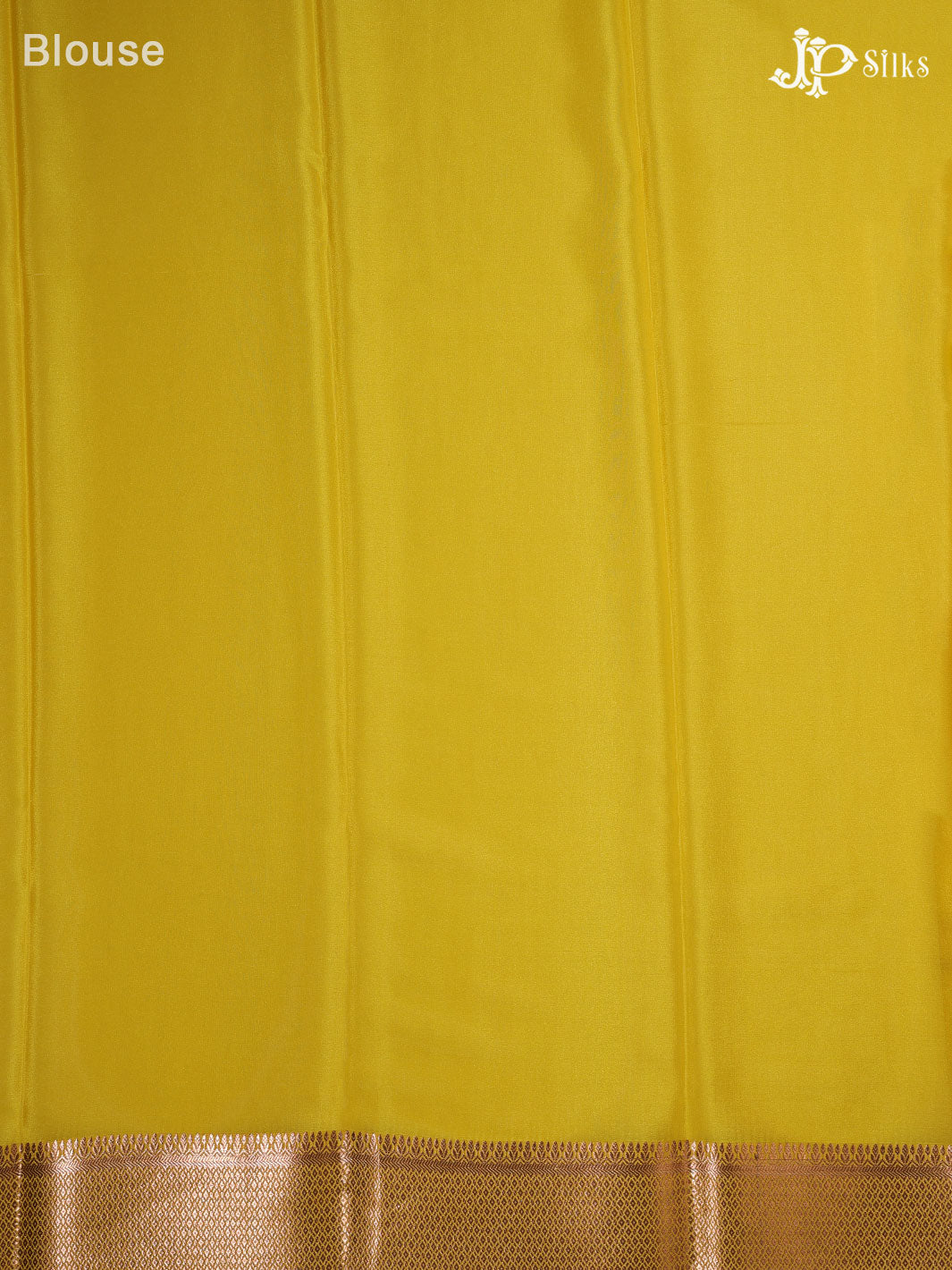 Lemon Yellow Mysore Silk Saree - D4807 - View 2