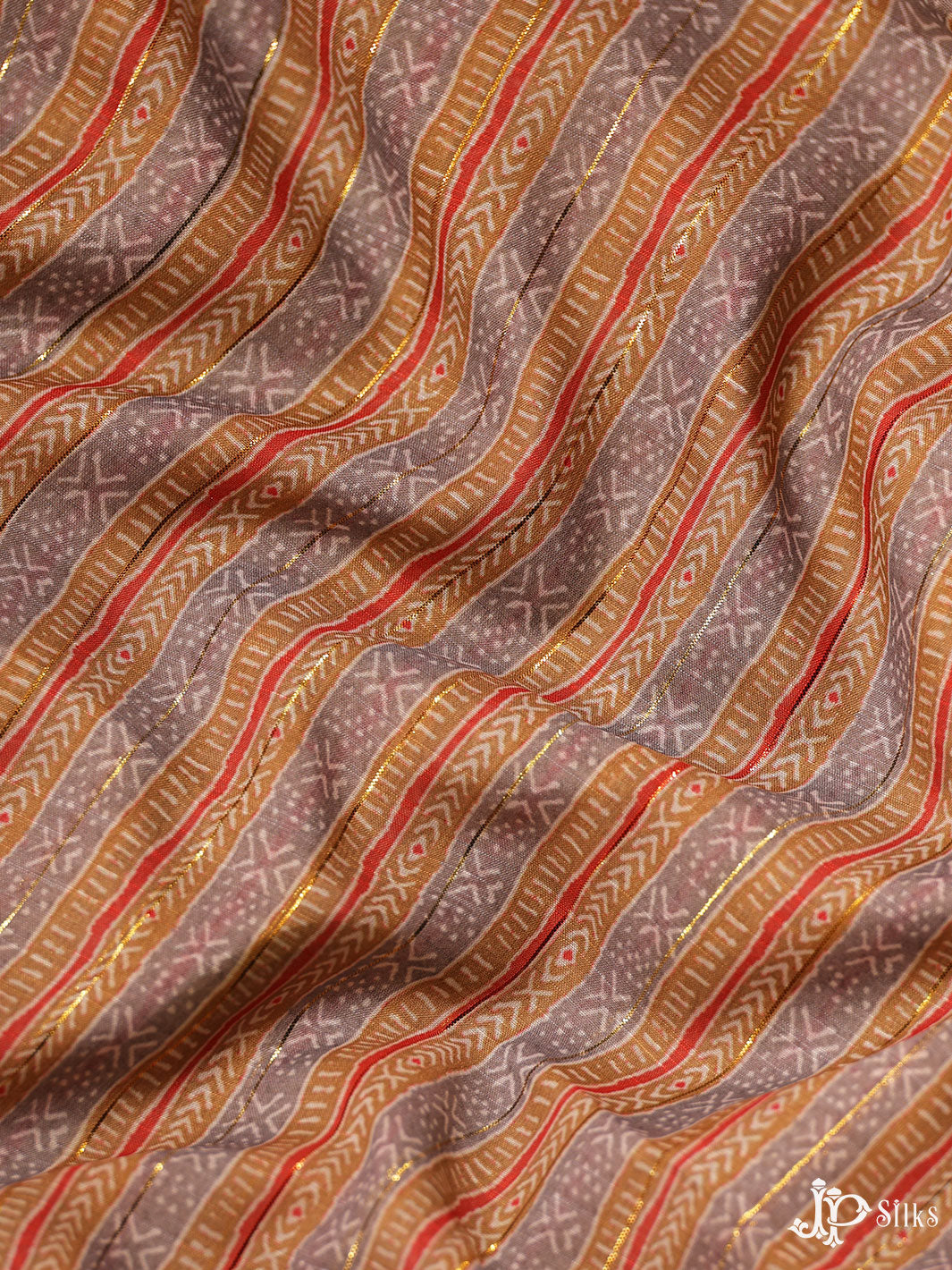Multicolor Digital Printed Munga cotton Fabric - E3318