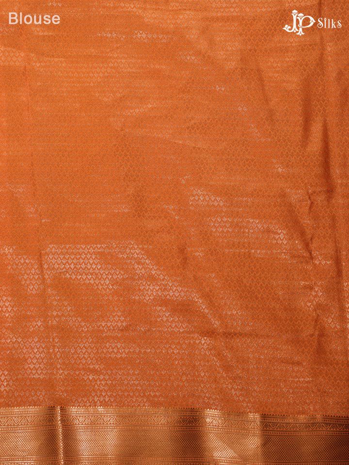 OrangeMysore Silk Saree -  E311 - View 2