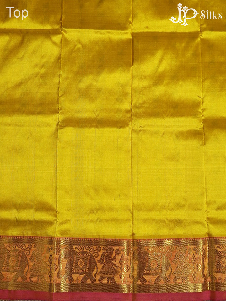 Yellow Pattu Pavadai - A2311 - View 3