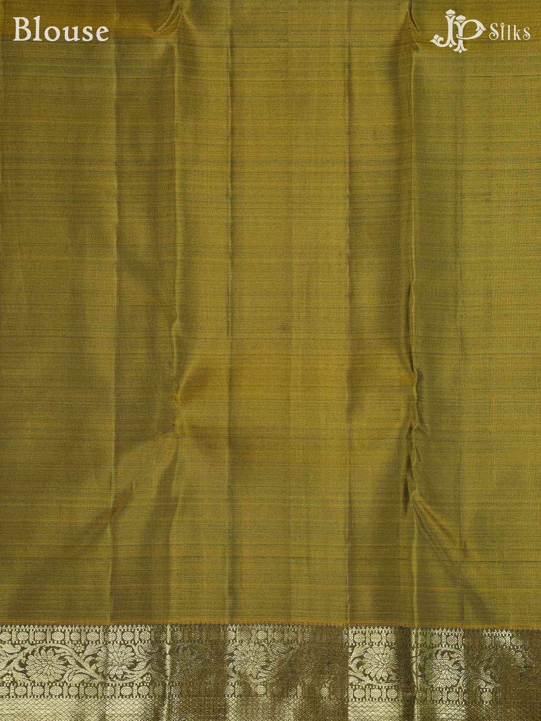 Dark Green and Mustard Yellow Kanchipuram Silk Saree -  E4708 - View 2