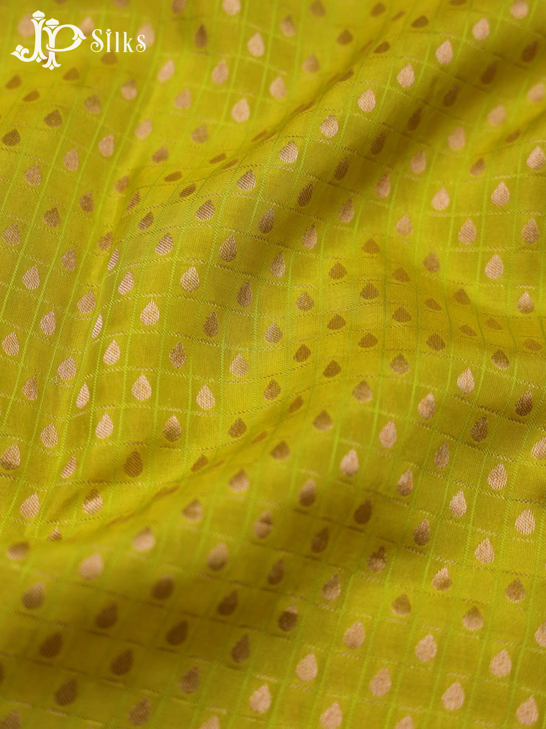 Yellow Silk Saree - F2303