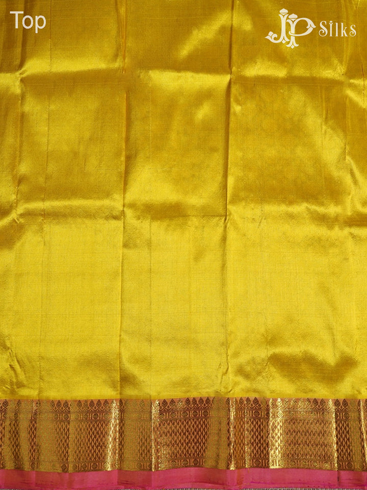 Yellow Pattu Pavadai - A2330 - View 3