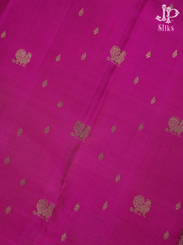 Rani Pink Small Annam Kanchipuram Silk Saree - E6230 - View 7