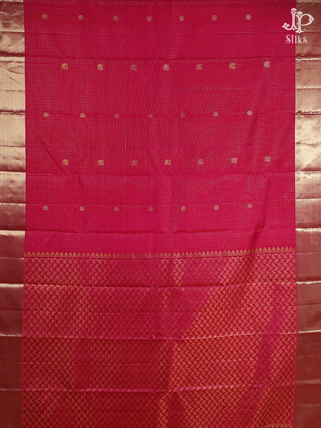 Pink Kanchipuram Silk Saree - E4714 - View 3