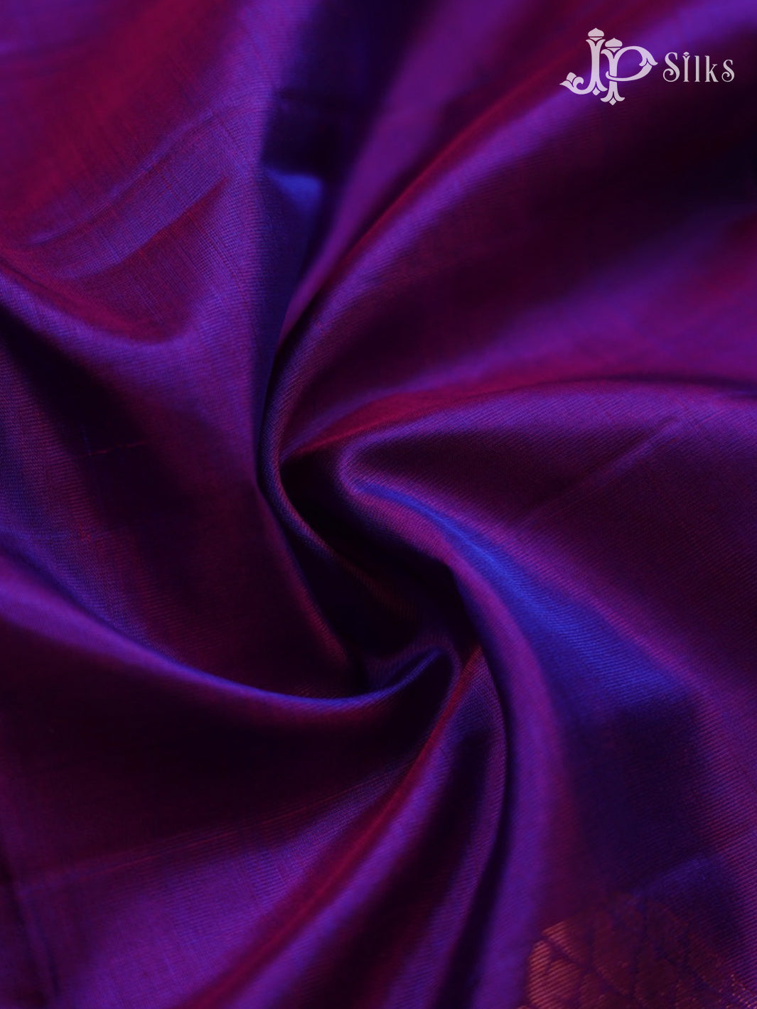 Dual Shade Purple Soft Silk Saree - D5100 - View 5