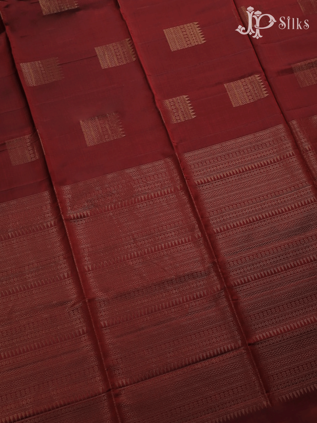 Maroon Soft Silk Saree - F2222