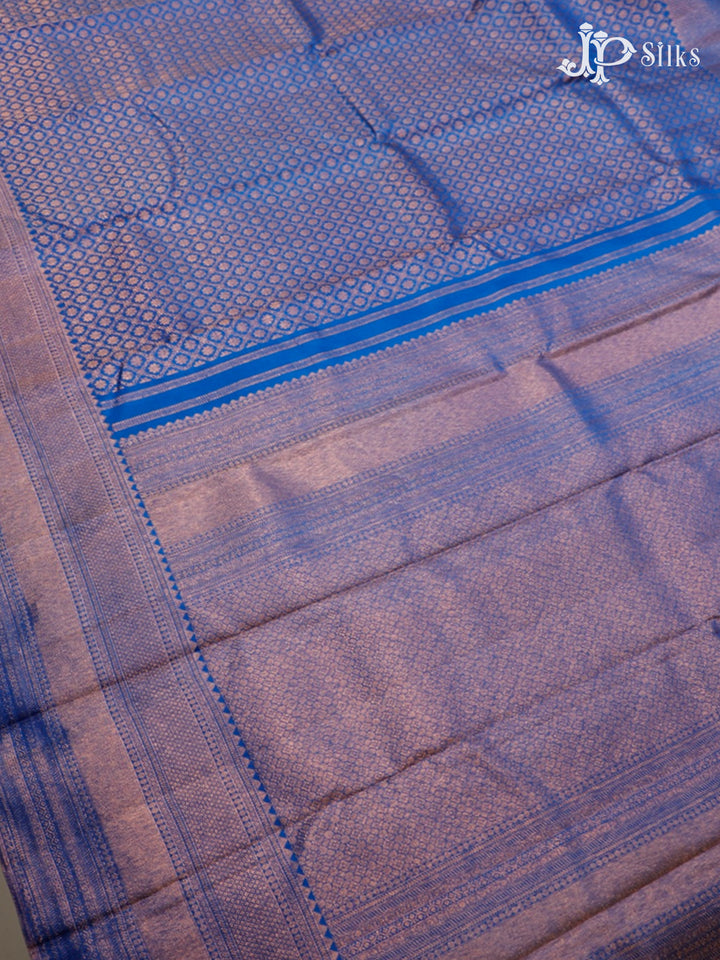Blue Kanchipuram Pure Silk Saree - D1064
