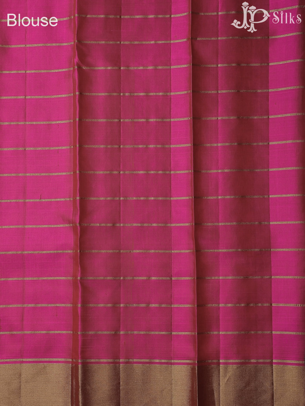 Ink blue with pink colour Kanchipuram Silk Saree - A2869 - View 6