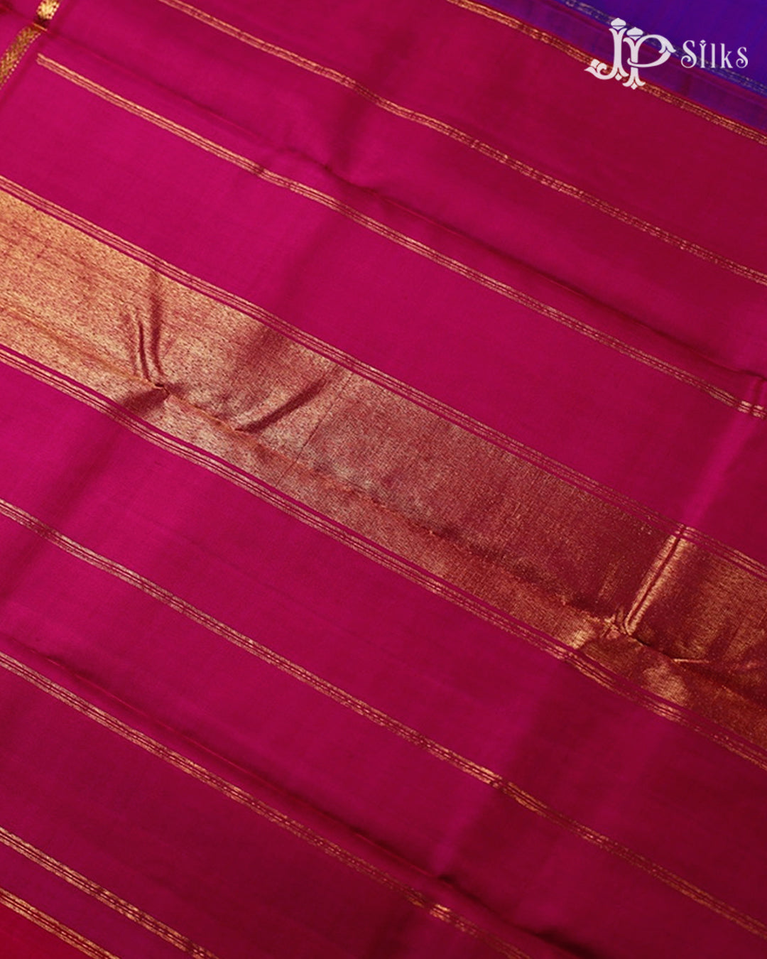 Purple And Pink Kanchipuram Silk Saree - F3444