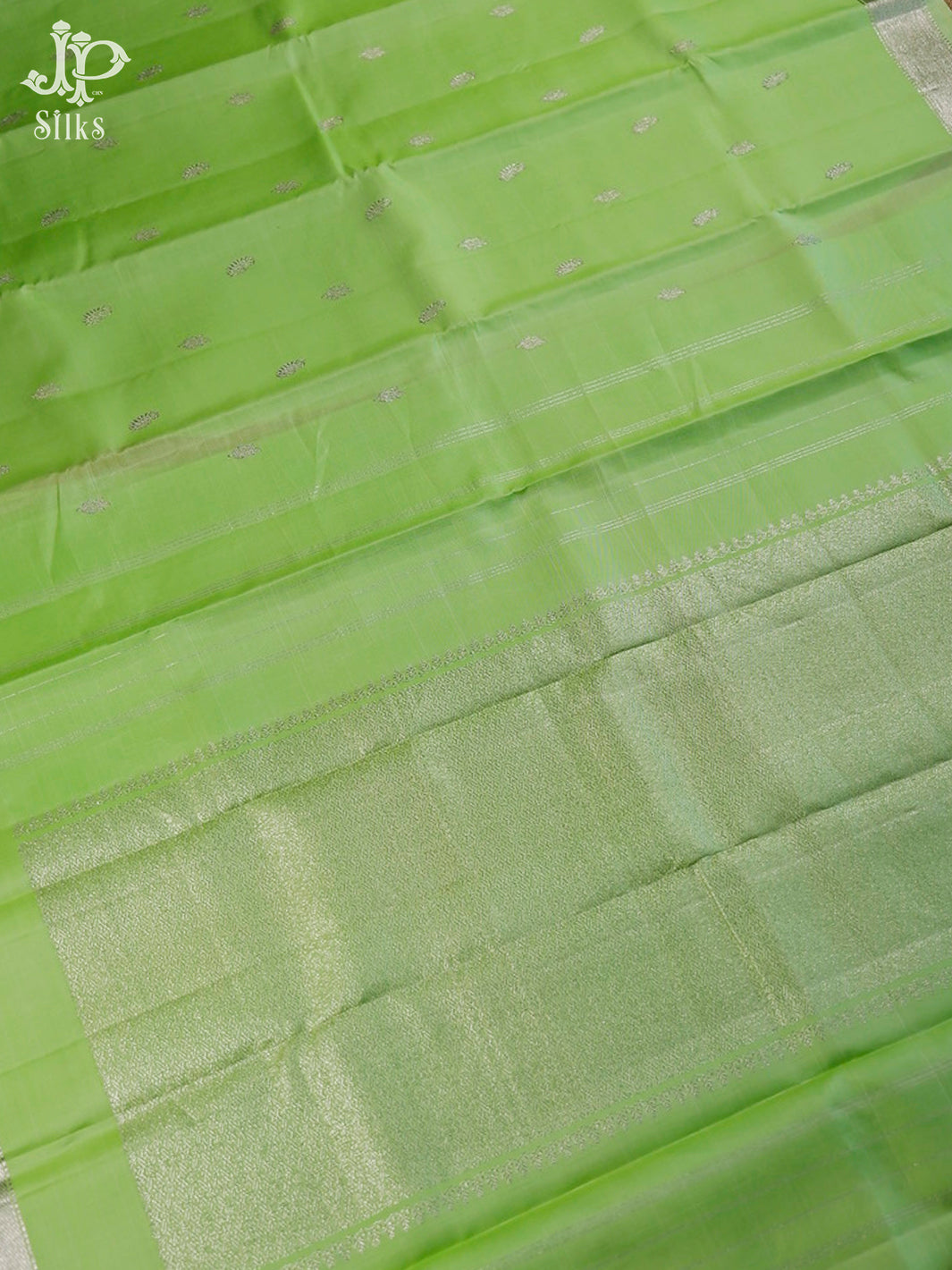 Pista Green Kanchipuram Silk Saree - D2214