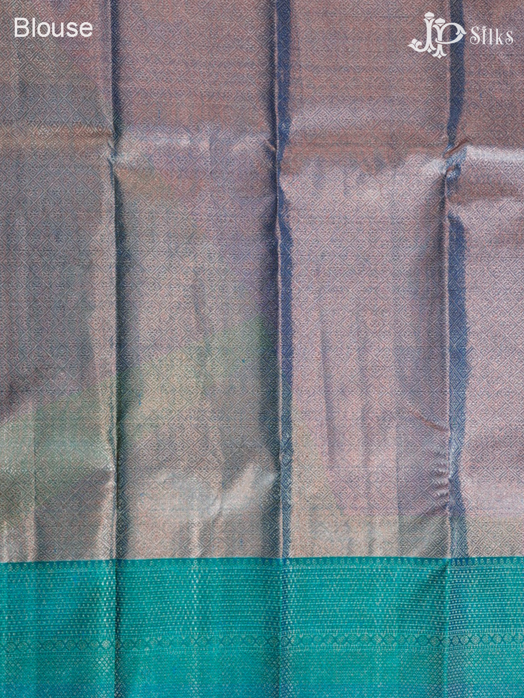 Peacock Blue Kanchipuram Silk Saree - D7223