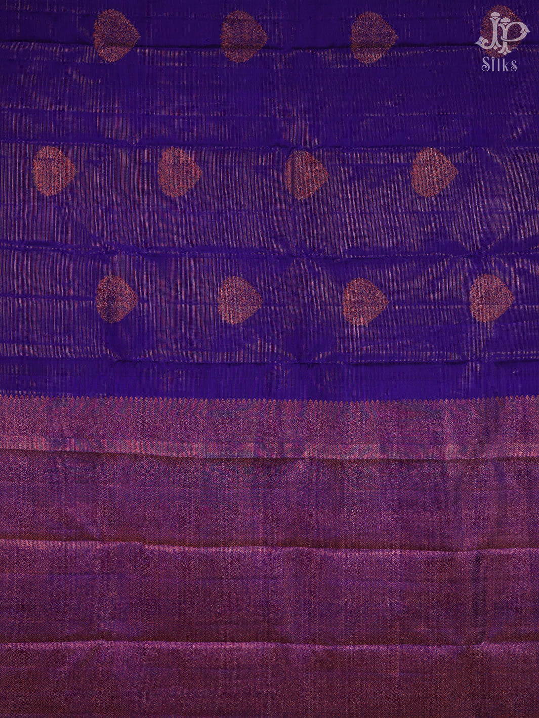 Purple Kanchipuram Silk Saree - E4697 - View 7