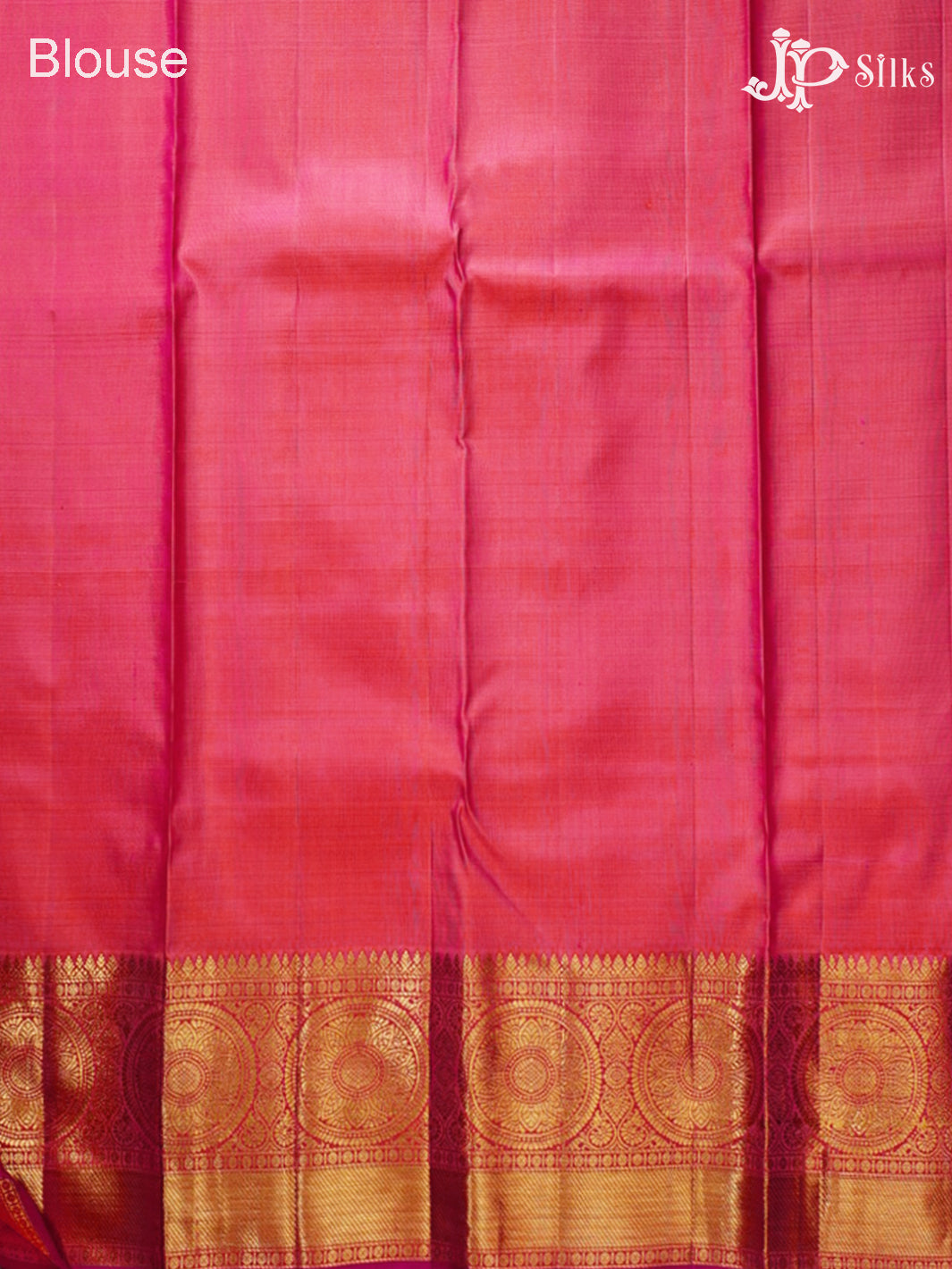 Sea Blue And Pink Kanchipuram Silk Saree - A576