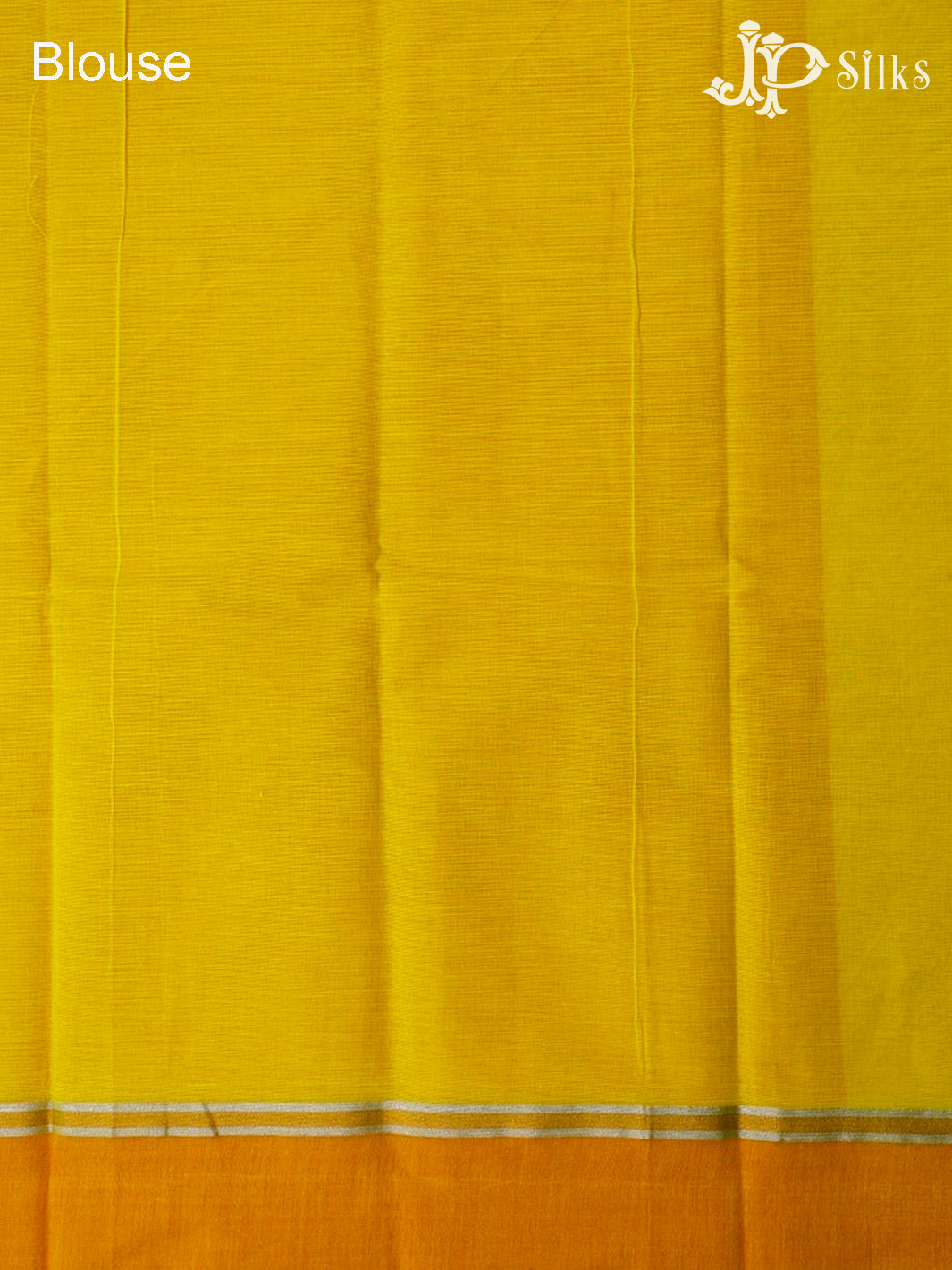 Sunset Yellow, Lemon Yellow And Orange Cotton Saree - D1083