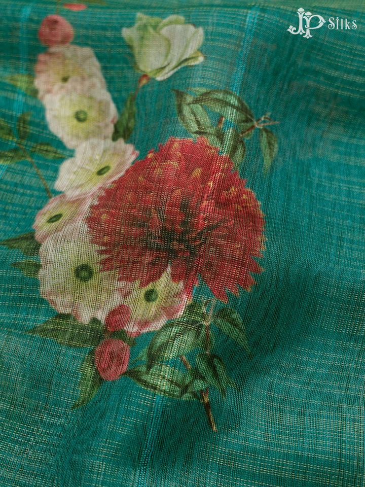 Ramar Green Semi Tussar Saree - D675