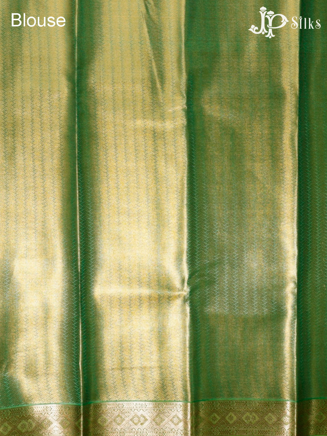 Pink and Light Green Art Silk Saree - G296