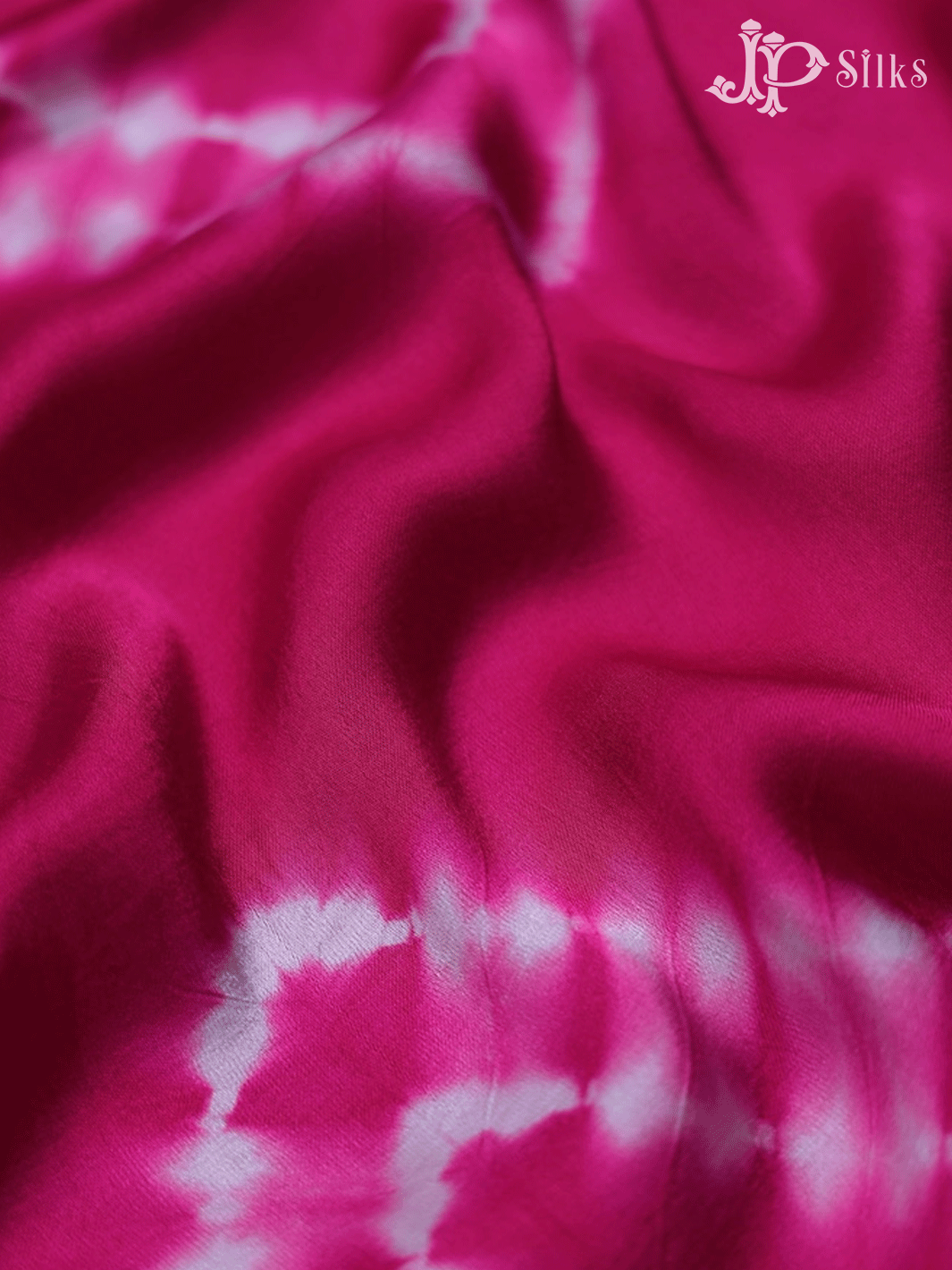 Pink Modal Silk Fancy Saree with Shibori - E4579