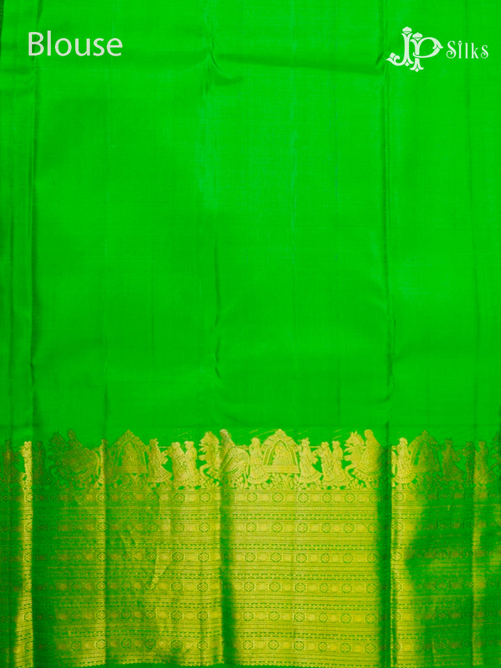 Green Kanchipuram Silk Saree - F2326-view8